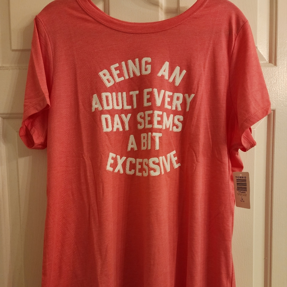 Torrid Everyday Tee Jersey Pink